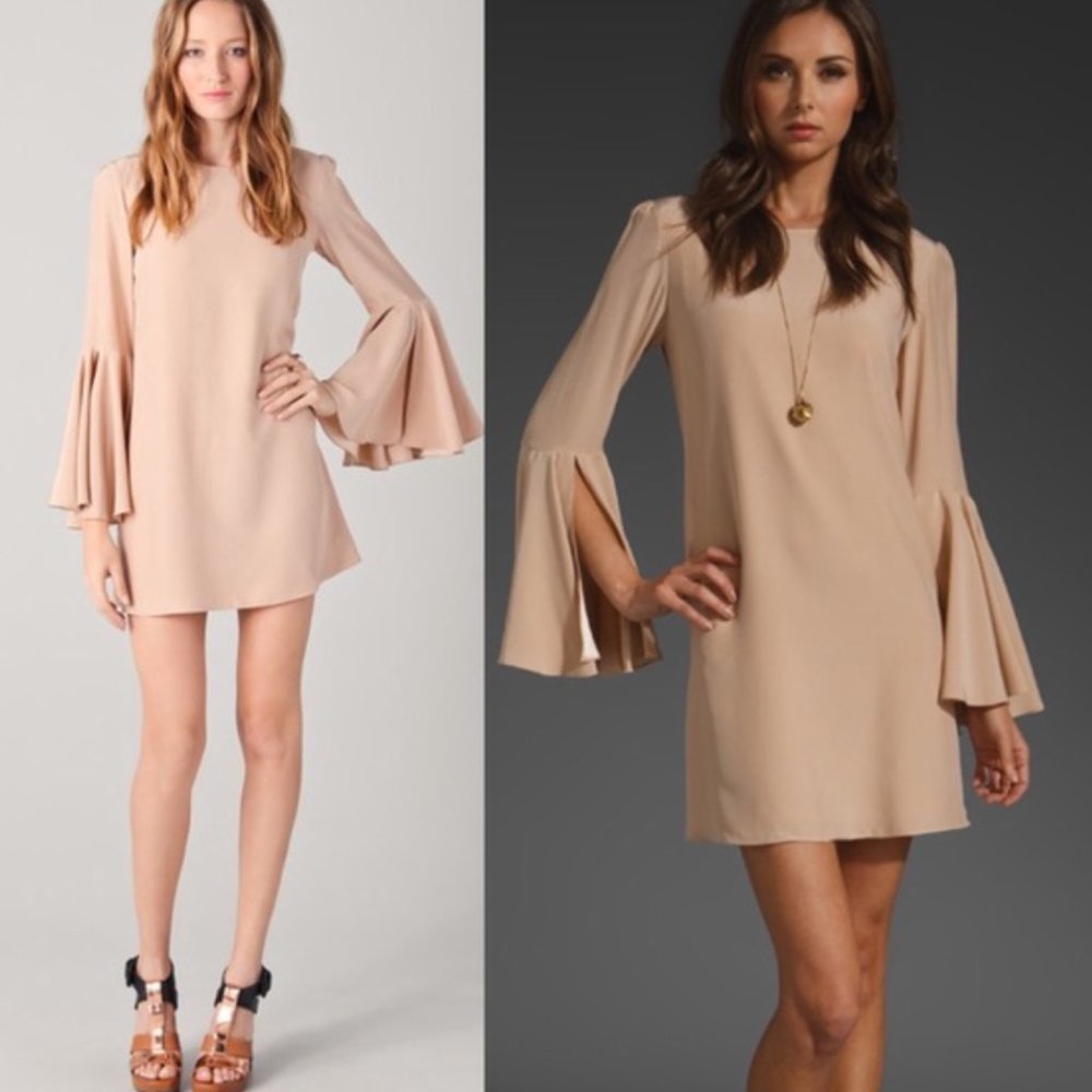 Elizabeth and James Mabel Bell-Sleeve Shift Dress